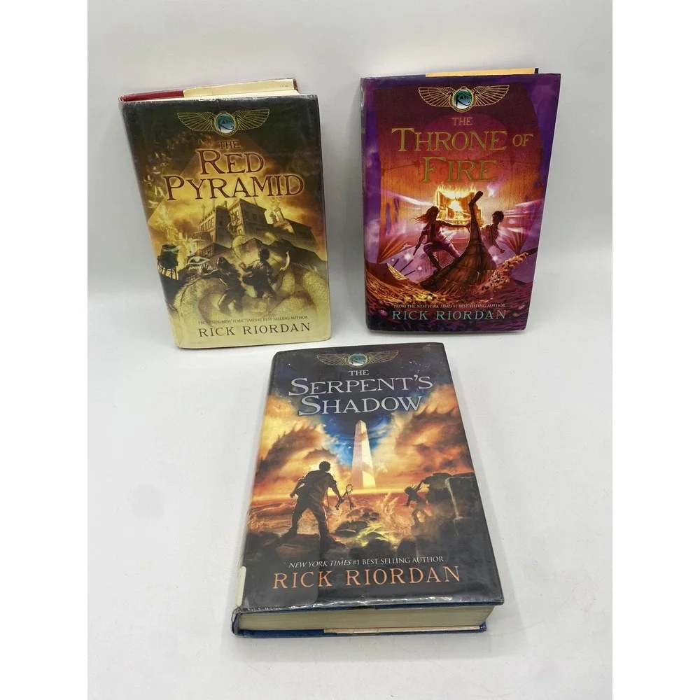 The KANE CHRONICLES Books HC/DJ Complete Set 1-3 Rick Riordan‎ Lot 1st Edition
